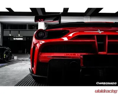 Carbonado FGPCF MSY Style Rear Bumper Ferrari 488 GTB | Spyder 2015-2019 - FGPCF9503MSY-RB