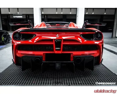 Carbonado FGPCF MSY Style Rear Bumper Ferrari 488 GTB | Spyder 2015-2019 - FGPCF9503MSY-RB