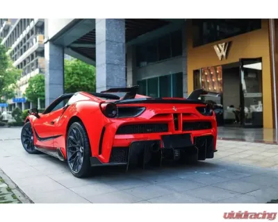 Carbonado FGPCF MSY Style Rear Bumper Ferrari 488 GTB | Spyder 2015-2019 - FGPCF9503MSY-RB