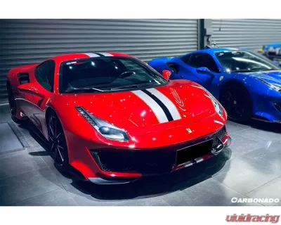 Carbonado PCF OEM Style Front Bumper Ferrari 488 Pista 2018-2020 - PCF9503OEPST-FB