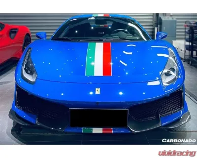 Carbonado PCF OEM Style Front Bumper Ferrari 488 Pista 2018-2020 - PCF9503OEPST-FB
