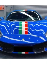 Carbonado PCF OEM Style Front Bumper Ferrari 488 Pista 2018-2020                                     - PCF9503OEPST-FB - Image 16