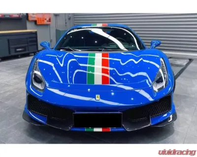 Carbonado PCF OEM Style Front Bumper Ferrari 488 Pista 2018-2020 - PCF9503OEPST-FB
