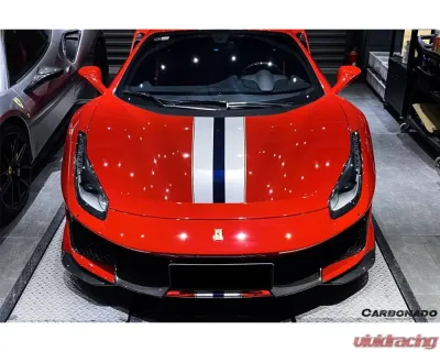 Carbonado PCF OEM Style Front Bumper Ferrari 488 Pista 2018-2020 - PCF9503OEPST-FB