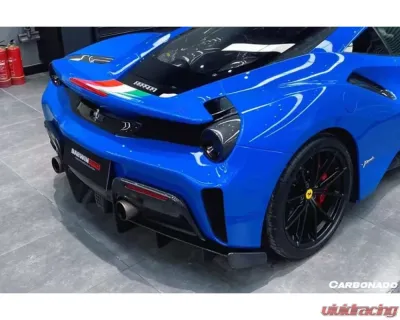 Carbonado FGPCF OEM Style Rear Bumper Ferrari 488 Pista 2018-2020 - FGPCF9503OEPST-RB