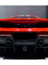 Carbonado FGPCF OEM Style Rear Bumper Ferrari 488 Pista 2018-2020                                     - FGPCF9503OEPST-RB - Image 8