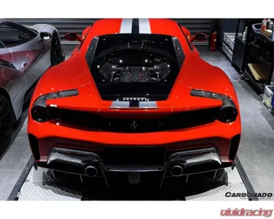 Carbonado FGPCF OEM Style Rear Bumper Ferrari 488 Pista 2018-2020 - FGPCF9503OEPST-RB