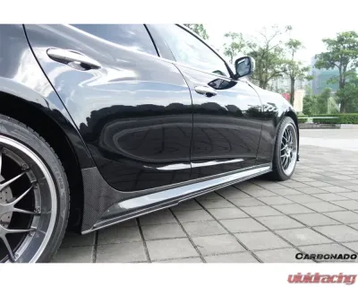 Carbonado CFRP EPC Style Partial Side Skirts Maserati Ghibli 2014-2017 - CF9552EPC.SS