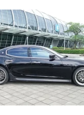 Carbonado CFRP EPC Style Partial Side Skirts Maserati Ghibli 2014-2017                                     - CF9552EPC.SS - Image 8