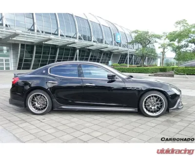 Carbonado CFRP EPC Style Partial Side Skirts Maserati Ghibli 2014-2017 - CF9552EPC.SS