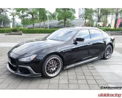 Carbonado CFRP EPC Style Partial Side Skirts Maserati Ghibli 2014-2017 - CF9552EPC.SS