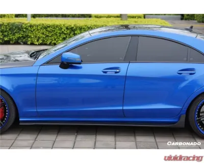 Carbonado CFRP DP Style Side Skirts Under Board Mercedes Benz W218 CLS-Class 2010-2018 - CF1116DP