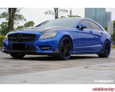 Carbonado CFRP DP Style Side Skirts Under Board Mercedes Benz W218 CLS-Class 2010-2018 - CF1116DP