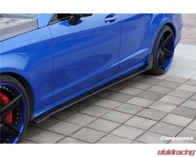 Carbonado CFRP DP Style Side Skirts Under Board Mercedes Benz W218 CLS-Class 2010-2018 - CF1116DP