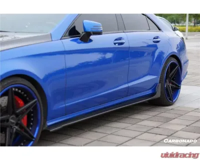Carbonado CFRP DP Style Side Skirts Under Board Mercedes Benz W218 CLS-Class 2010-2018 - CF1116DP