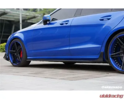 Carbonado CFRP DP Style Side Skirts Under Board Mercedes Benz W218 CLS-Class 2010-2018 - CF1116DP
