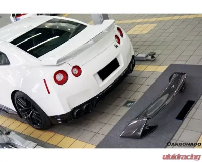 Carbonado Carbonado FRP WI Style Trunk Spoiler for Nissan GTR R35 2008-2021 - 3503WI.W