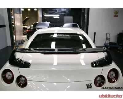 Carbonado Carbonado FRP WI Style Trunk Spoiler for Nissan GTR R35 2008-2021 - 3503WI.W
