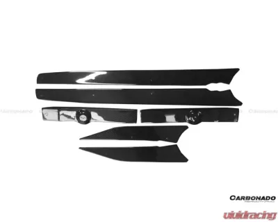 Carbonado CFRP VA Style Rear Diffuser Canards Nissan GTR R35 2012-2022 - CF3505VA.CRD