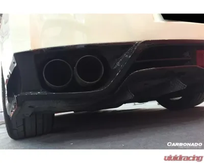 Carbonado CFRP VA Style Rear Diffuser Canards Nissan GTR R35 2012-2022 - CF3505VA.CRD