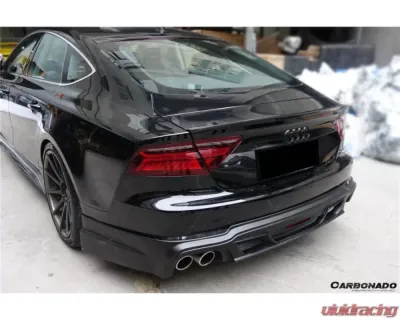 Carbonado FGCF WD Style Rear Lip Audi A7 2015-2017 - FGCF3809WD-RD
