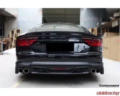 Carbonado FGCF WD Style Rear Lip Audi A7 2015-2017 - FGCF3809WD-RD