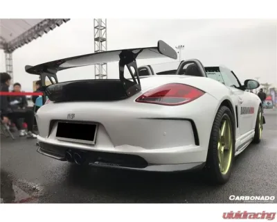 CARBONADO Carbon Fiber GT Style Trunk Spoiler for Porsche Cayman/Boxster 987 2005-2012 - CF3994VRSGT-W