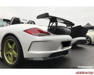 CARBONADO Carbon Fiber GT Style Trunk Spoiler for Porsche Cayman/Boxster 987 2005-2012 - CF3994VRSGT-W