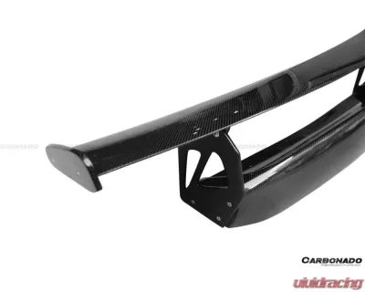 CARBONADO Carbon Fiber GT Style Trunk Spoiler for Porsche Cayman/Boxster 987 2005-2012 - CF3994VRSGT-W