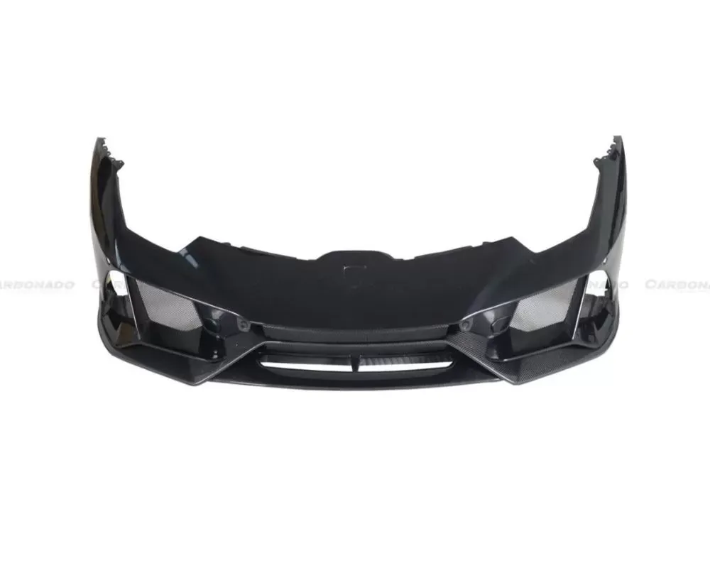 Carbonado FRP EVO-4WD Style Partial Carbon Front Bumper Lamborghini Huracan LP610 | LP580 | EVO 2015-2022 - 5556EVO-FB