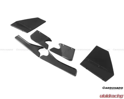 Carbonado CFRP L Style Rear Diffuser Under Canards Lamborghini Aventador LP700 2011-2016 - CF5900LB-RDCRD