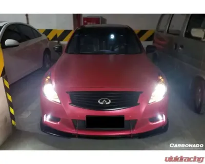 Carbonado Carbonado FRP Front Bumper for Infiniti G25/G37 Sedan 2010-2013 - 8347EU