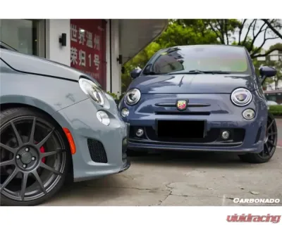 Carbonado Carbonado FGPCF Sports Style Front Bumper for Fiat Abarth 500 2010-2015 - FGPCF8478SP-FB