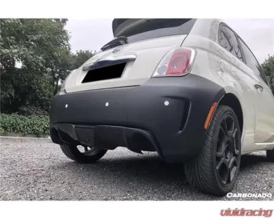 Carbonado FGPCF Sports Style Rear Bumper Fiat Abarth 500 2010-2015 - FGPCF8478SP-RB