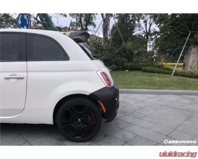 Carbonado FGPCF Sports Style Rear Bumper Fiat Abarth 500 2010-2015 - FGPCF8478SP-RB