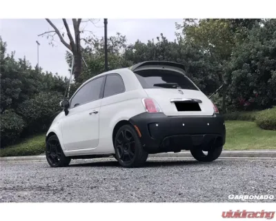 Carbonado FGPCF Sports Style Rear Bumper Fiat Abarth 500 2010-2015 - FGPCF8478SP-RB