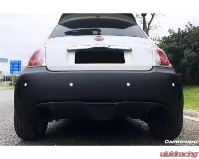 Carbonado FGPCF Sports Style Rear Bumper Fiat Abarth 500 2010-2015 - FGPCF8478SP-RB