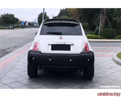 Carbonado CFRP Sports Style Roof Spoiler for Fiat Abarth 500 2010-2015 - CF8478SP-RS