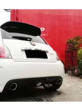 Carbonado CFRP Sports Style Roof Spoiler for Fiat Abarth 500 2010-2015                                     - CF8478SP-RS - Image 8