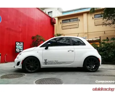 Carbonado CFRP Sports Style Roof Spoiler for Fiat Abarth 500 2010-2015 - CF8478SP-RS