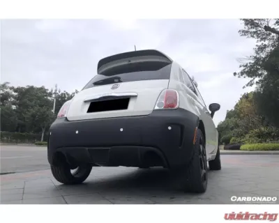 Carbonado CFRP Sports Style Roof Spoiler for Fiat Abarth 500 2010-2015 - CF8478SP-RS