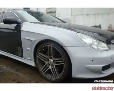 Carbonado CFRP Vb2 Fender for Mercedes Benz W219 CLS-Class 2005-2009, Carbon Fiber Finish - CF8485VB2.FD