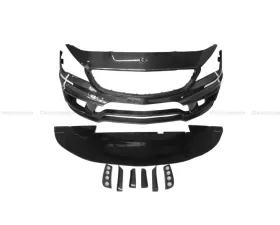 Carbonado Carbonado FRP WD Style Front Bumper with LED for Mercedes Benz W117 CLA-Class 2013-2016