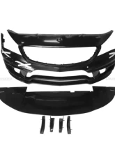 Carbonado Carbonado FRP WD Style Front Bumper with LED for Mercedes Benz W117 CLA-Class 2013-2016                                     - 8496WD-FB - Image 2