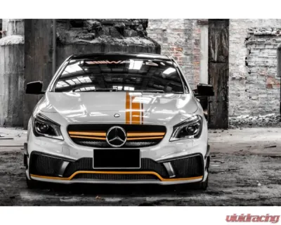 Carbonado Carbonado FRP WD Style Front Bumper with LED for Mercedes Benz W117 CLA-Class 2013-2016 - 8496WD-FB