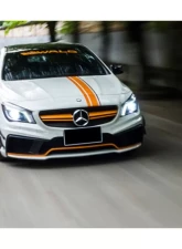 Carbonado Carbonado FRP WD Style Front Bumper with LED for Mercedes Benz W117 CLA-Class 2013-2016                                     - 8496WD-FB - Image 12