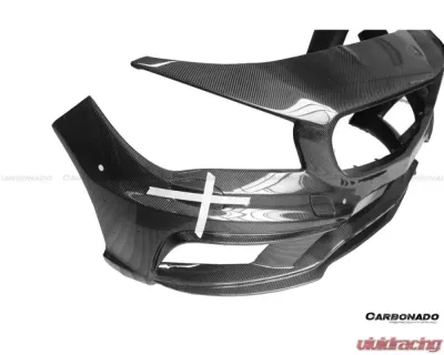 Carbonado Carbonado FRP WD Style Front Bumper with LED for Mercedes Benz W117 CLA-Class 2013-2016 - 8496WD-FB