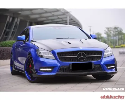 Carbonado CFRP RT Style Front Lip for Mercedes Benz W218 CLS-Class 2010-2014 - CF8497RT.L