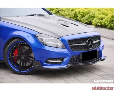 Carbonado CFRP RT Style Front Lip for Mercedes Benz W218 CLS-Class 2010-2014 - CF8497RT.L