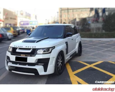 Carbonado Carbonado FRP HM Style Hood Cover for Land Rover Range Rover Vogue 2013-2016 - 8504HM-HC